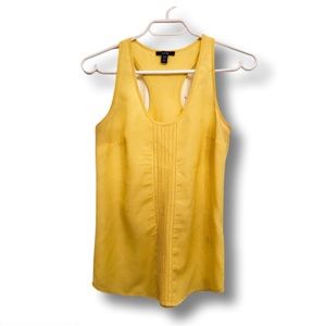 Jacobs Yellow Sleeveless lightweight Blouse (size XS)